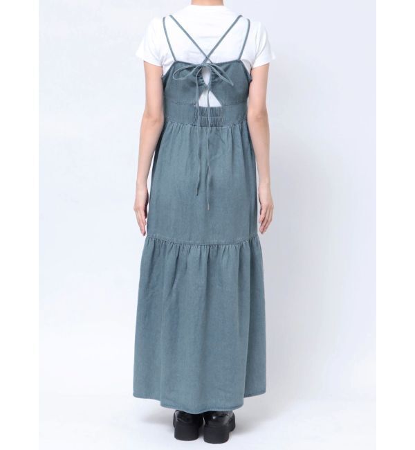 jouetie「デニムフレアキャミワンピース」|ワンピース|