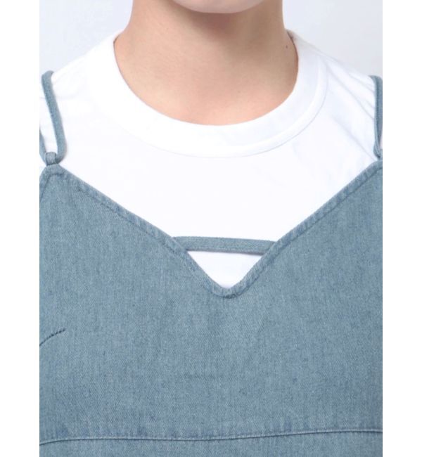 jouetie「デニムフレアキャミワンピース」|ワンピース|