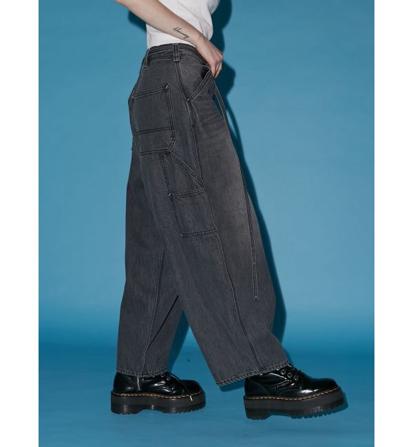 jouetie「ワイドペインターデニムパンツ」|デニム|