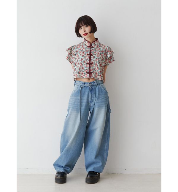 jouetie「ワイドペインターデニムパンツ」|デニム|