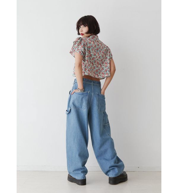 jouetie「ワイドペインターデニムパンツ」|デニム|