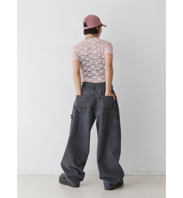 jouetie「ワイドペインターデニムパンツ」|デニム|