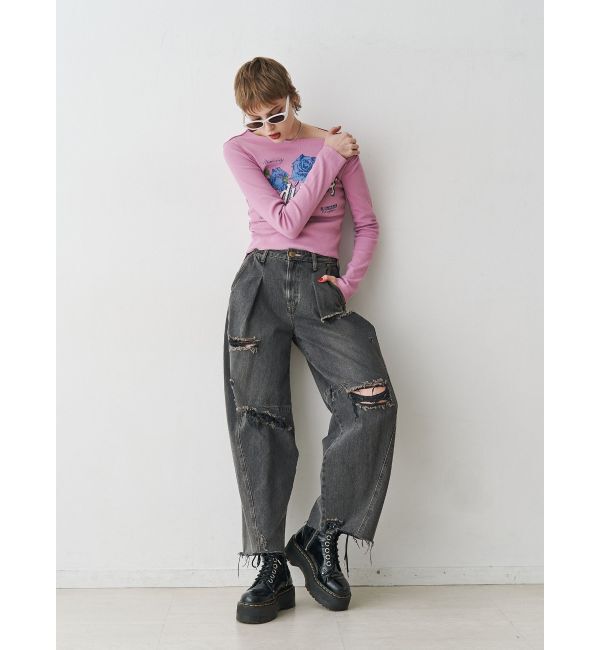 jouetie「モチーフフィットロンT」|Tシャツ・カットソー|