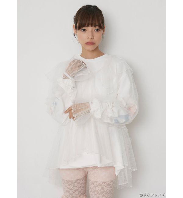 merry jenny「【求心フレンズコラボ】めりぃロンTee」|Tシャツ・カットソー|