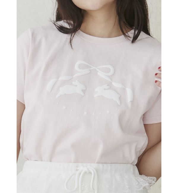 merry jenny「rabbit ribbon tee」|Tシャツ・カットソー|