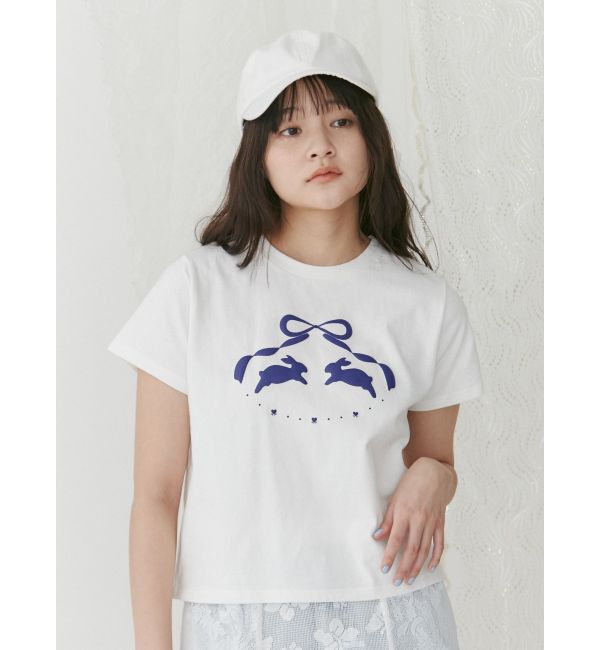 merry jenny「rabbit ribbon tee」|Tシャツ・カットソー|