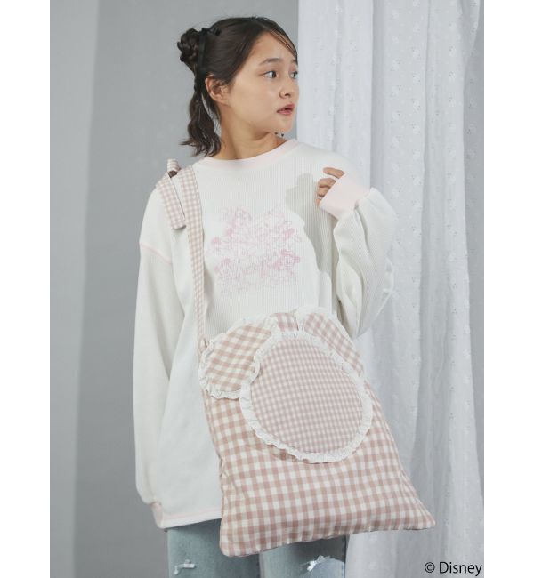 merry jenny「MICKEY / フリルギンガムトート」|トートバッグ|