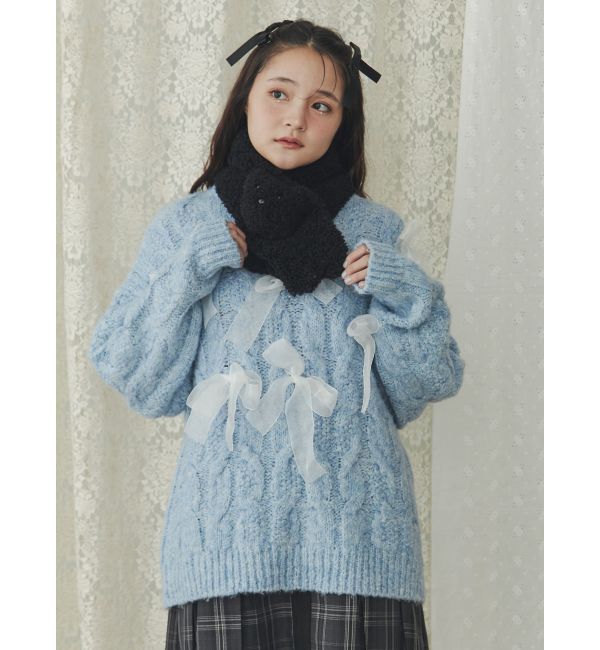 merry jenny「bearティペット」|マフラー|