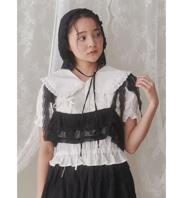 merry jenny「タックリボンブラウス」|シャツ・ブラウス|