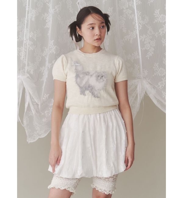 merry jenny「CATribbonニット」|ニット・セーター|