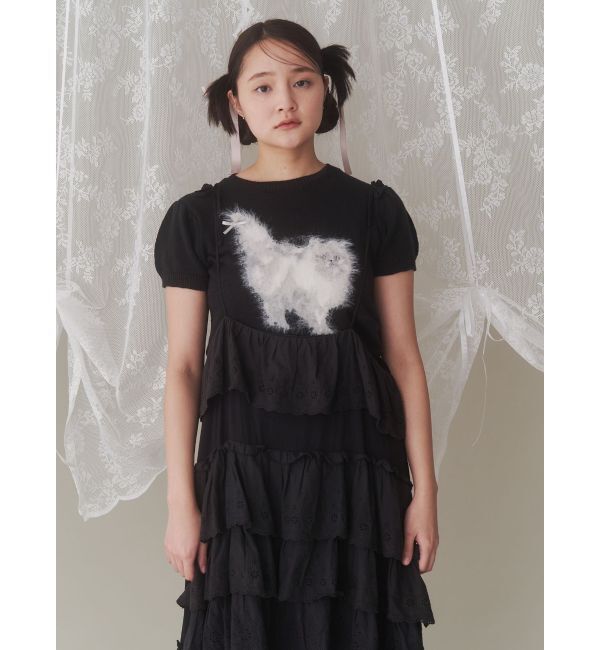 merry jenny「CATribbonニット」|ニット・セーター|