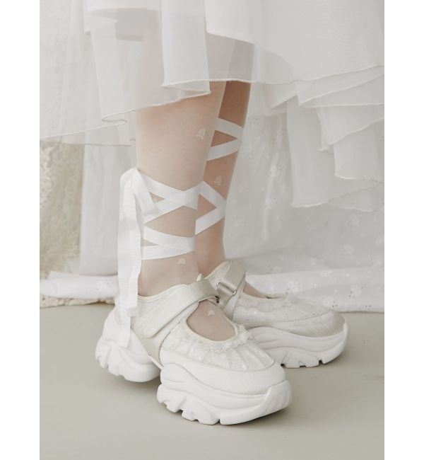 merry jenny「レースアップバレエスニーカー」|スニーカー|