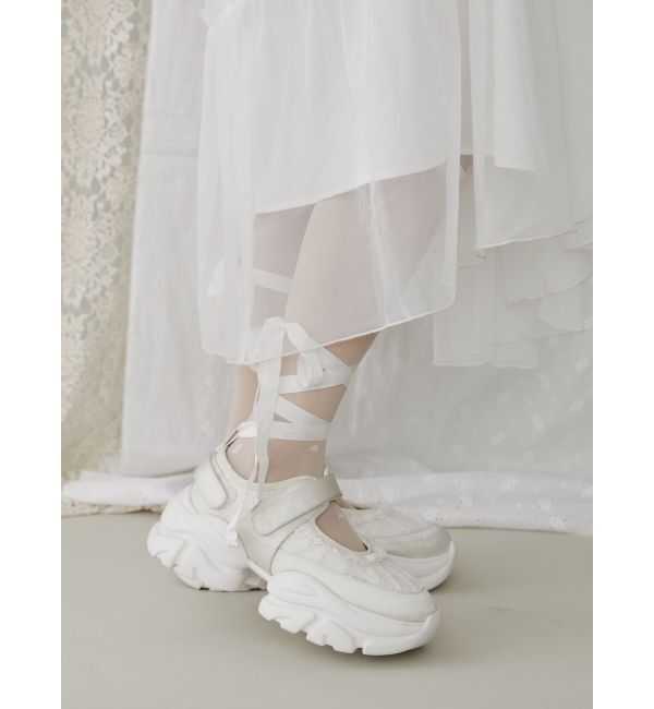 merry jenny「レースアップバレエスニーカー」|スニーカー|