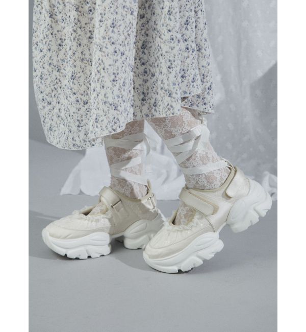 merry jenny「レースアップバレエスニーカー」|スニーカー|