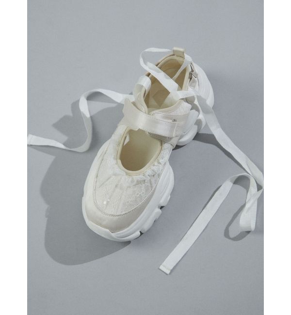 merry jenny「レースアップバレエスニーカー」|スニーカー|