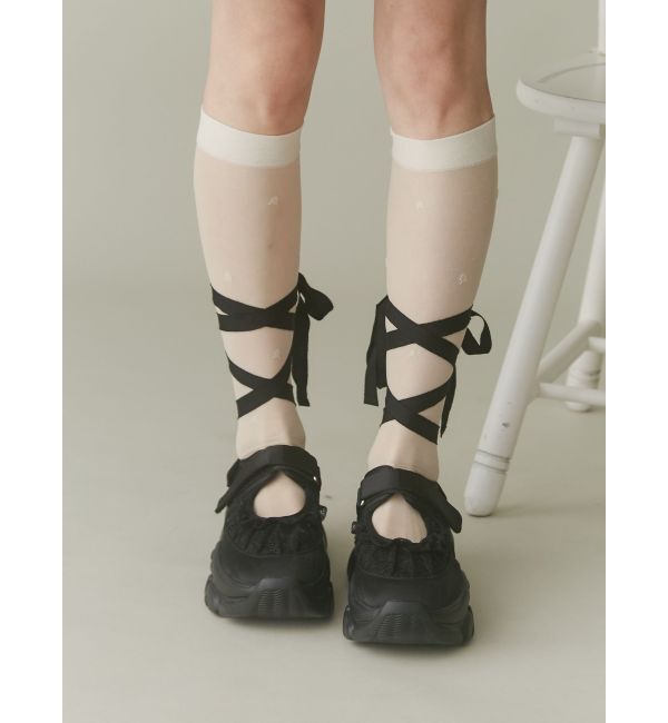 merry jenny「レースアップバレエスニーカー」|スニーカー|