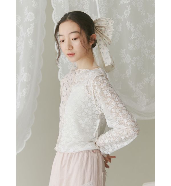 merry jenny「レースコンビメロウTOPS」|Tシャツ・カットソー|