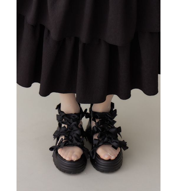 merry jenny「ribbon ribbonベルクロサンダル」|サンダル|