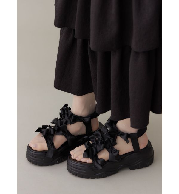 merry jenny「ribbon ribbonベルクロサンダル」|サンダル|