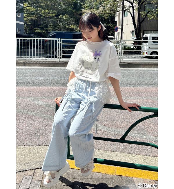 merry jenny「Lilo & Stitch 「ジジとマートルの仲間たち」Tシャツ」|Tシャツ・カットソー|