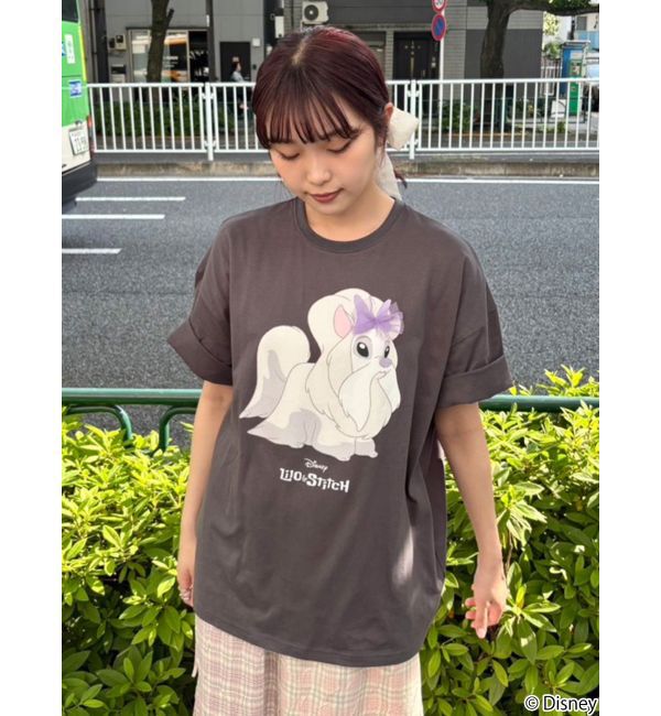 merry jenny「Lilo & Stitch 「ジジとマートルの仲間たち」Tシャツ」|Tシャツ・カットソー|