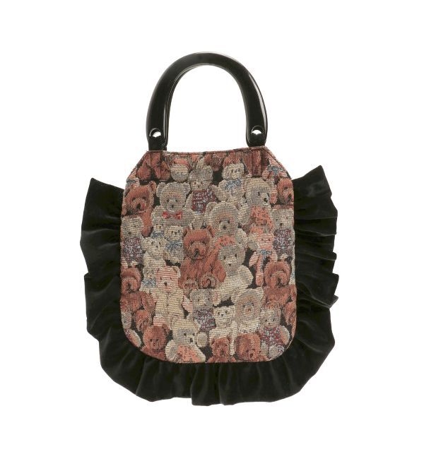 merry jenny「bearジャガードハンドバッグ」|ハンドバッグ|