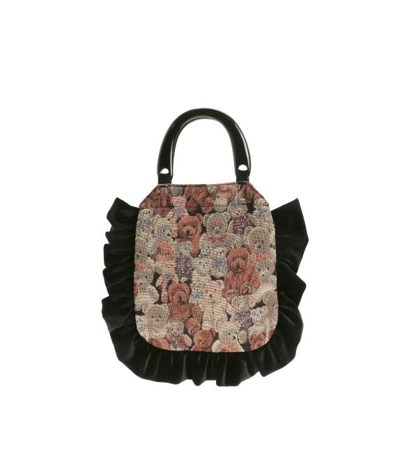 merry jenny「bearジャガードハンドバッグ」|ハンドバッグ|