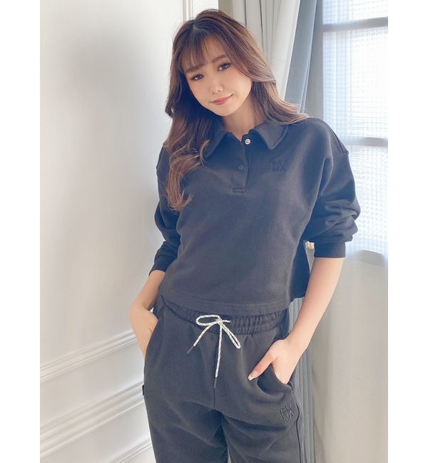 GYDA「【WEB限定】PUMA INFUSE FASHION ポロクルースウェット」|Tシャツ・カットソー|ブラック