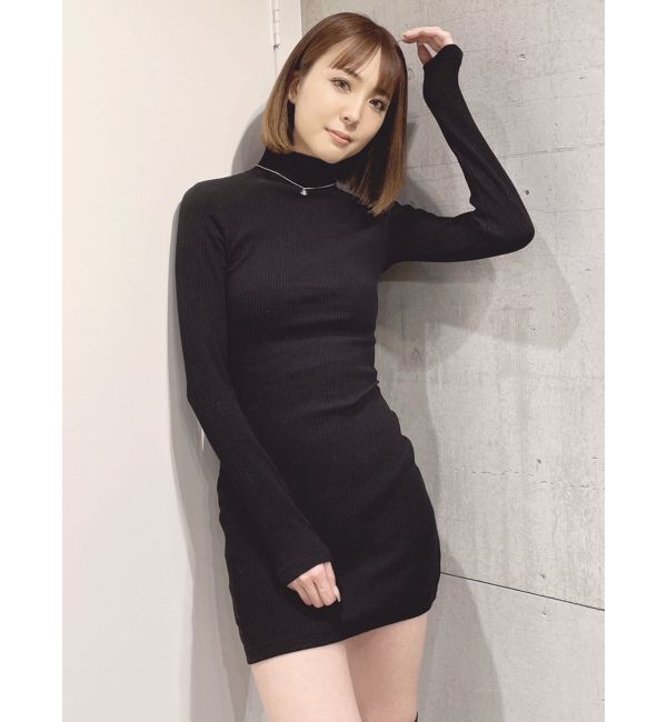 GYDA「テレコタートルタイトワンピース」|ワンピース|