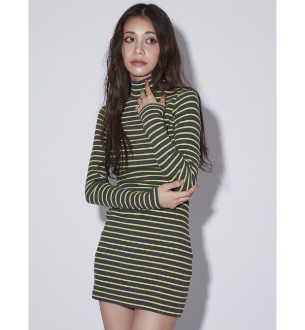 GYDA「テレコタートルタイトワンピース」|ワンピース|