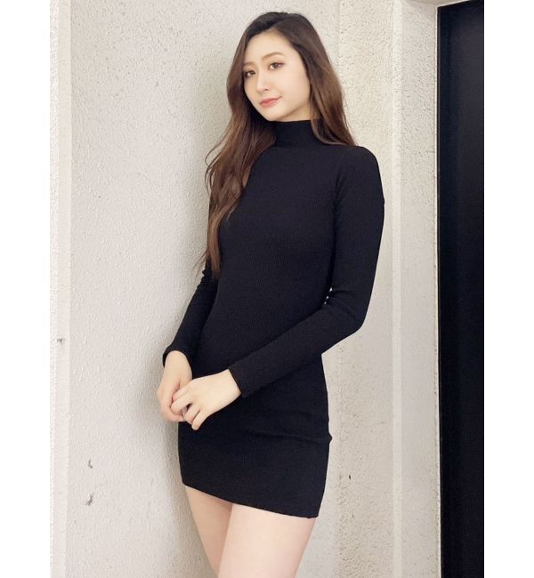 GYDA「テレコタートルタイトワンピース」|ワンピース|