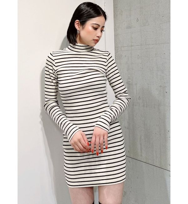 GYDA「テレコタートルタイトワンピース」|ワンピース|