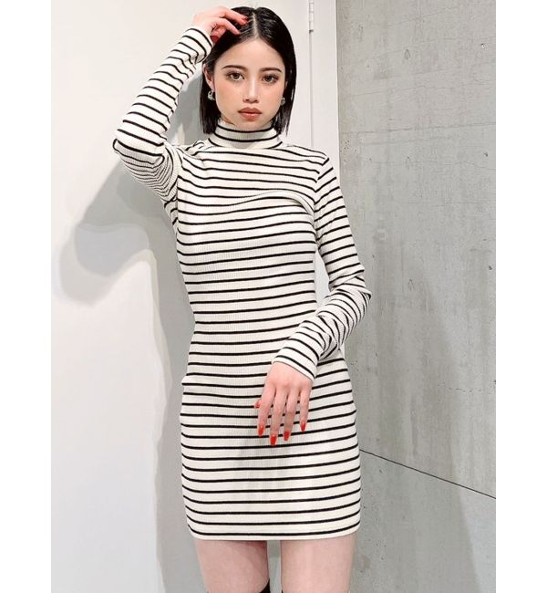 GYDA「テレコタートルタイトワンピース」|ワンピース|