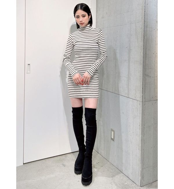 GYDA「テレコタートルタイトワンピース」|ワンピース|