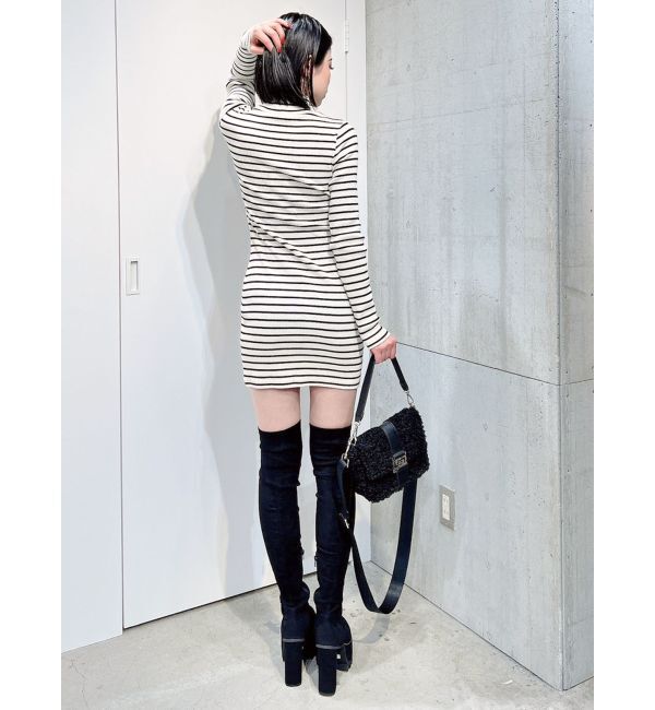 GYDA「テレコタートルタイトワンピース」|ワンピース|