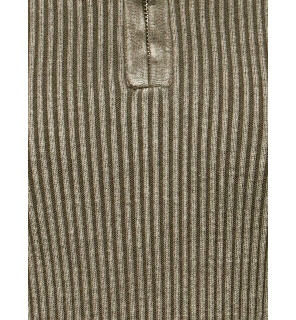 GYDA「ブリーチハーフZIP long sleeveニットワンピース」|ワンピース|