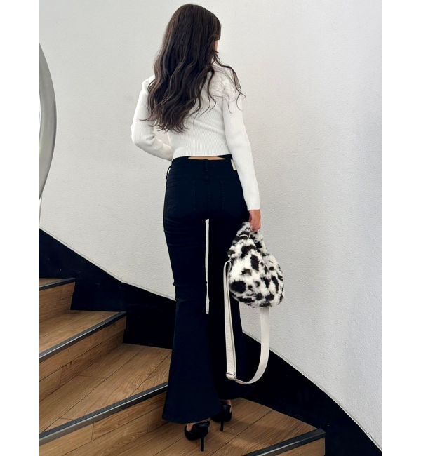 GYDA「SymmetryGYDA embroideryニットトップス」|ニット・セーター|