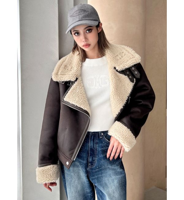 GYDA「SymmetryGYDA embroideryニットトップス」|ニット・セーター|