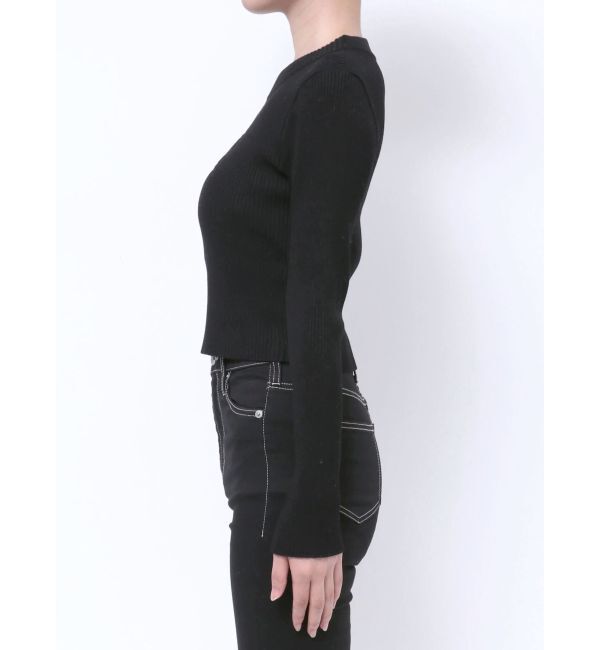 GYDA「SymmetryGYDA embroideryニットトップス」|ニット・セーター|