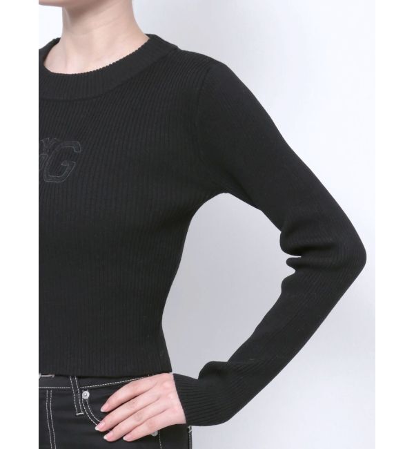 GYDA「SymmetryGYDA embroideryニットトップス」|ニット・セーター|