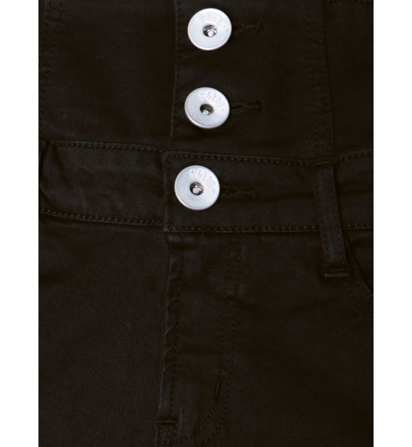 GYDA「ハイウエストバッククロスダメージスキニーデニムパンツ」|デニム|