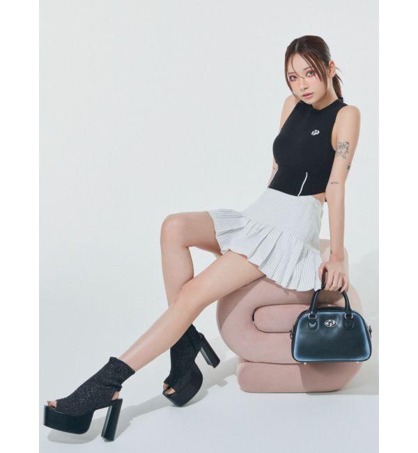 GYDA「GD GLITTERブーツサンダル」|サンダル|