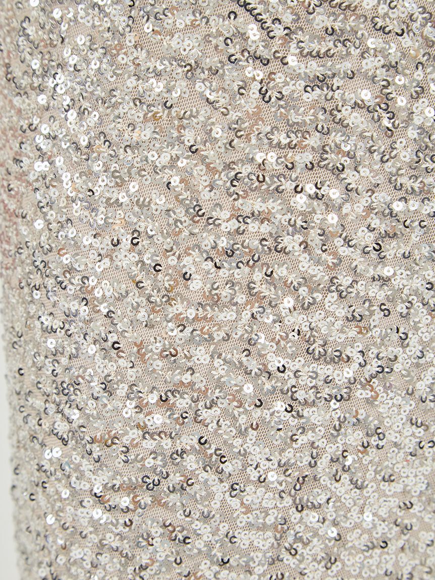 emmi atelier「スパンコールナロースカート」|スカート|