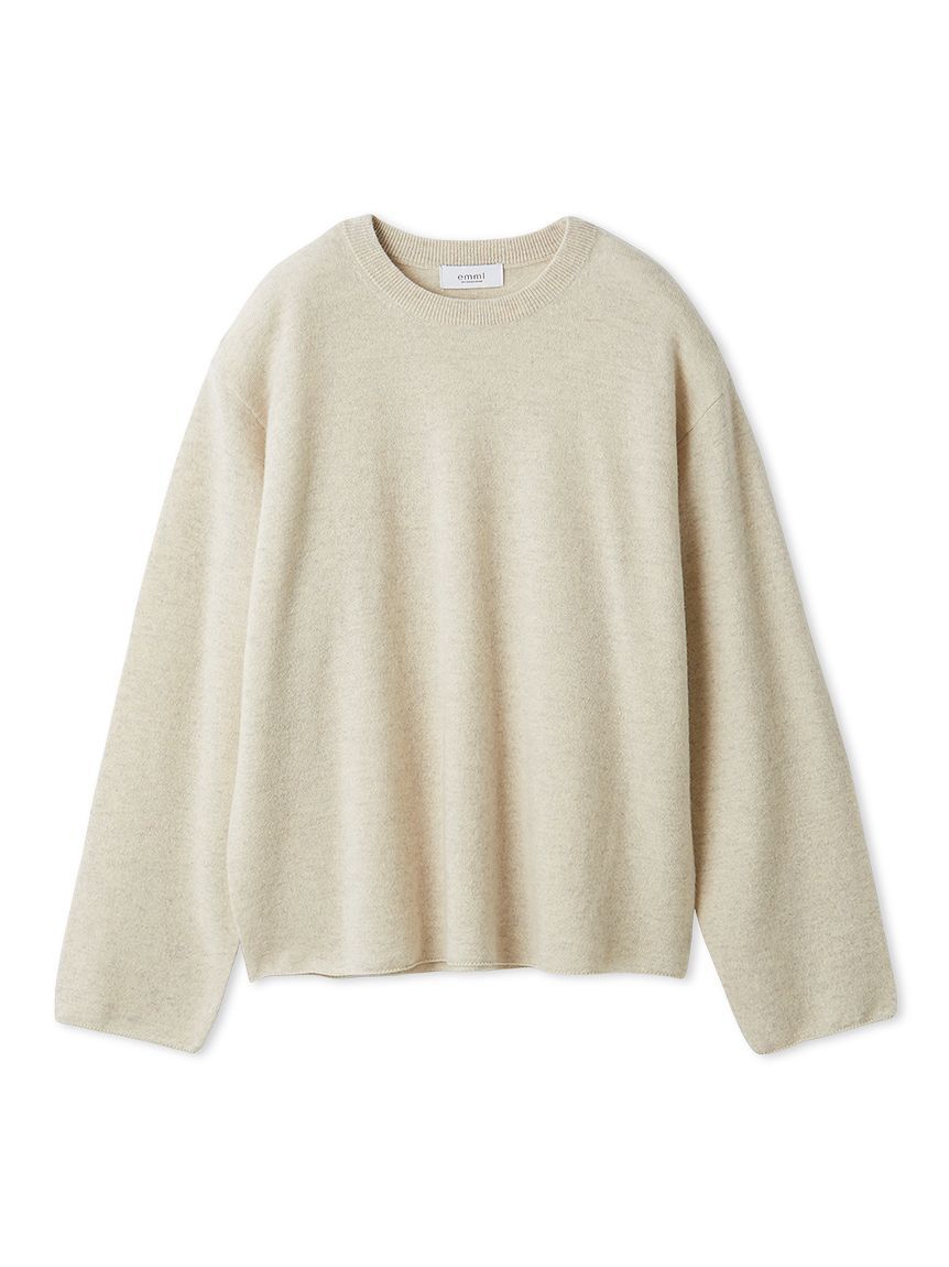 emmi atelier「【セットアップ対応】ラムウールオーバーニットトップス」|ニット・セーター|
