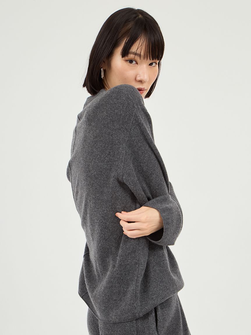 emmi atelier「【セットアップ対応】ラムウールオーバーニットトップス」|ニット・セーター|