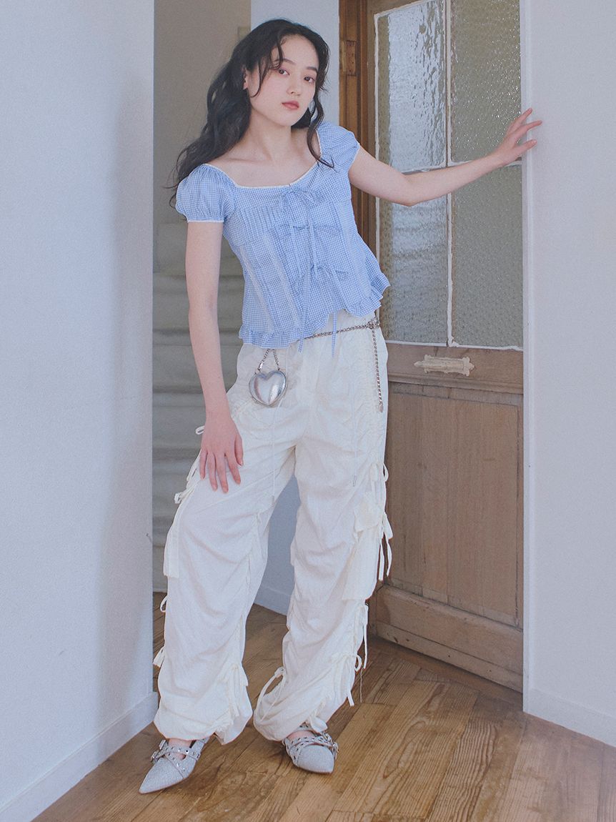 FURFUR「クロスストラップアイレットシューズ」|サンダル|