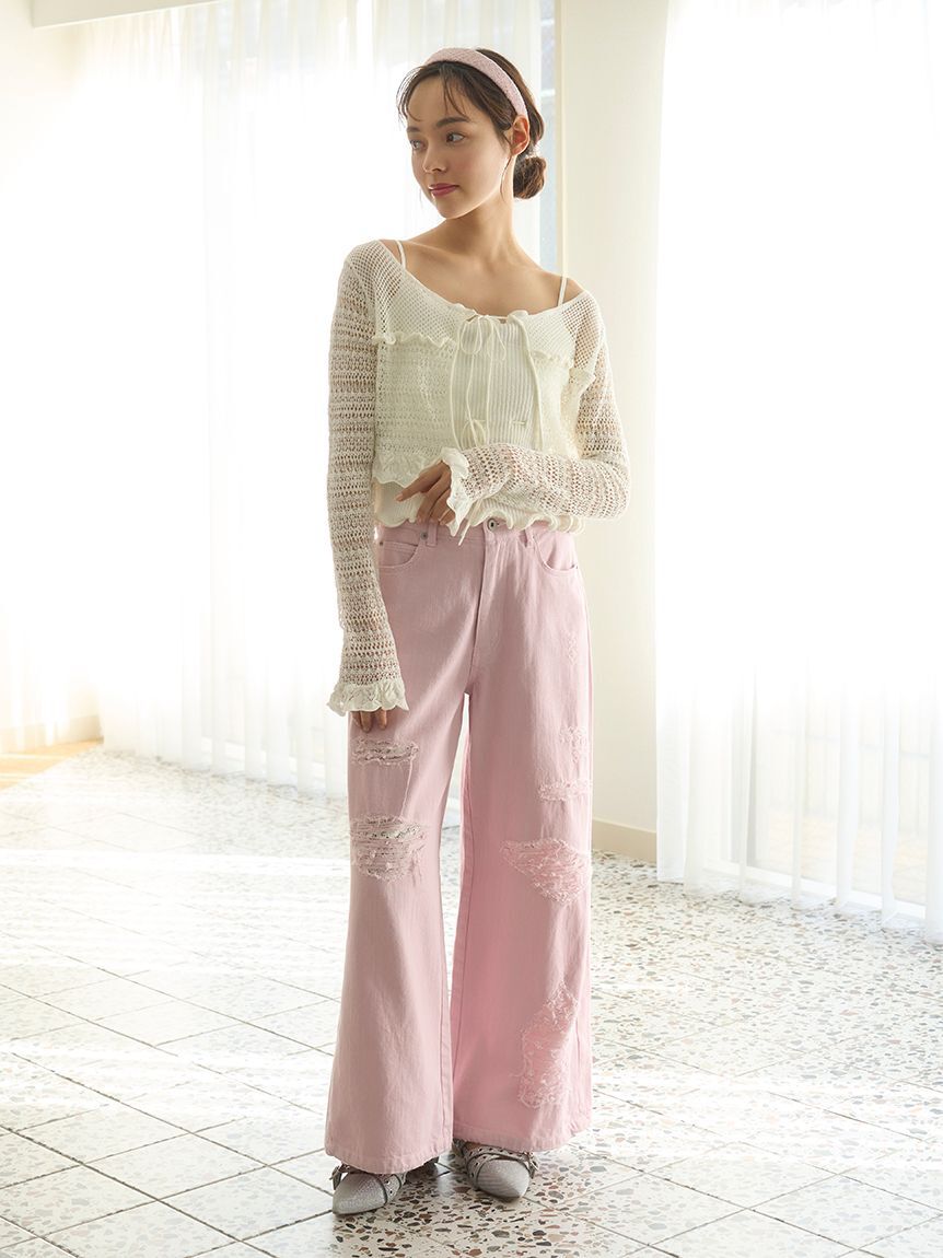 FURFUR「クロスストラップアイレットシューズ」|サンダル|