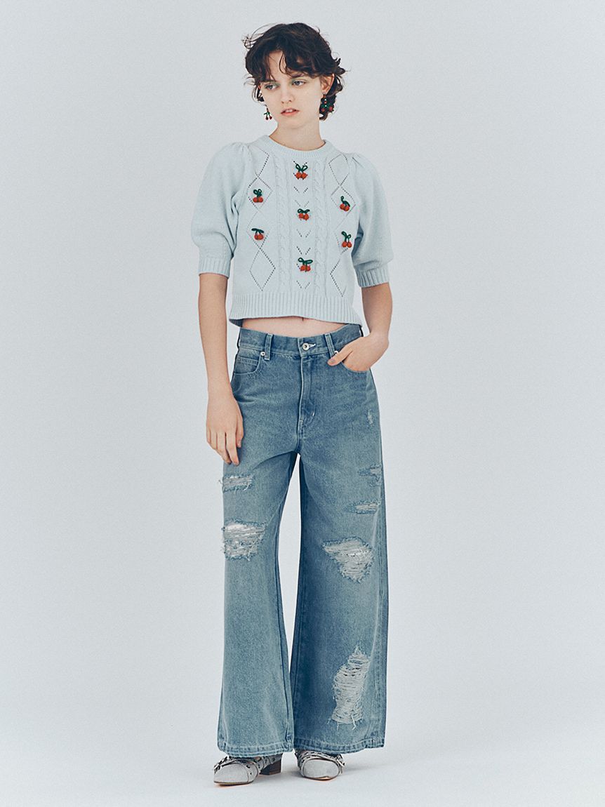 FURFUR「クロスストラップアイレットシューズ」|サンダル|