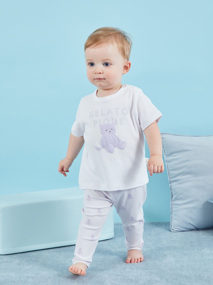 GELATO PIQUE KIDS & BABY「【BABY】ぬいぐるみワンポイントTシャツ」|その他ベビーウェア|