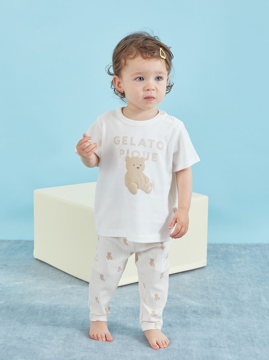 GELATO PIQUE KIDS & BABY「【BABY】ぬいぐるみワンポイントTシャツ」|その他ベビーウェア|